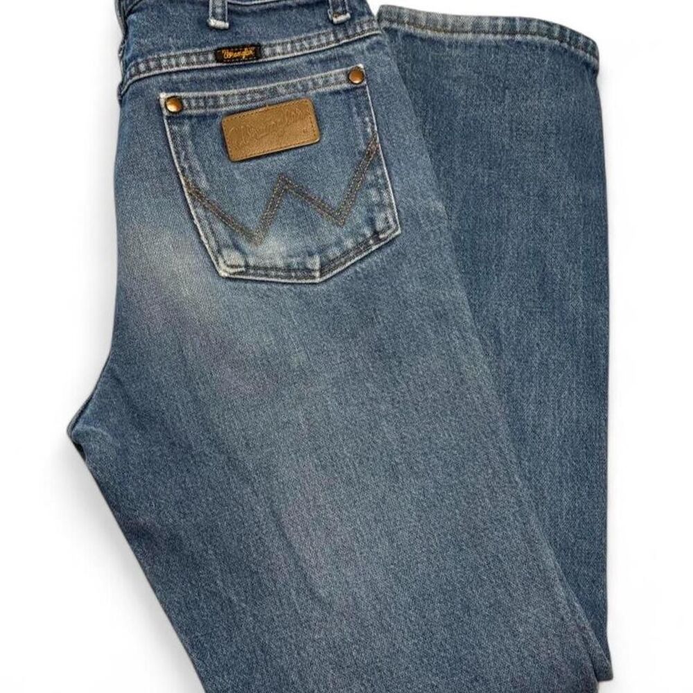 Wrangler 936PWD Rodeo Workwear Cowboy Cut Slim Fit Jeans 31x32 Blue Denim